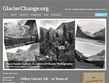 Tablet Screenshot of glacierchange.org